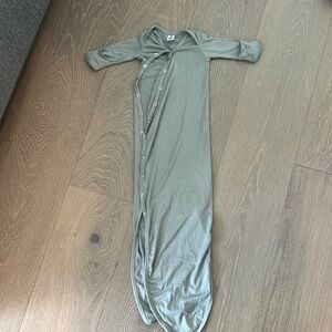 Copper pearl newborn baby gown